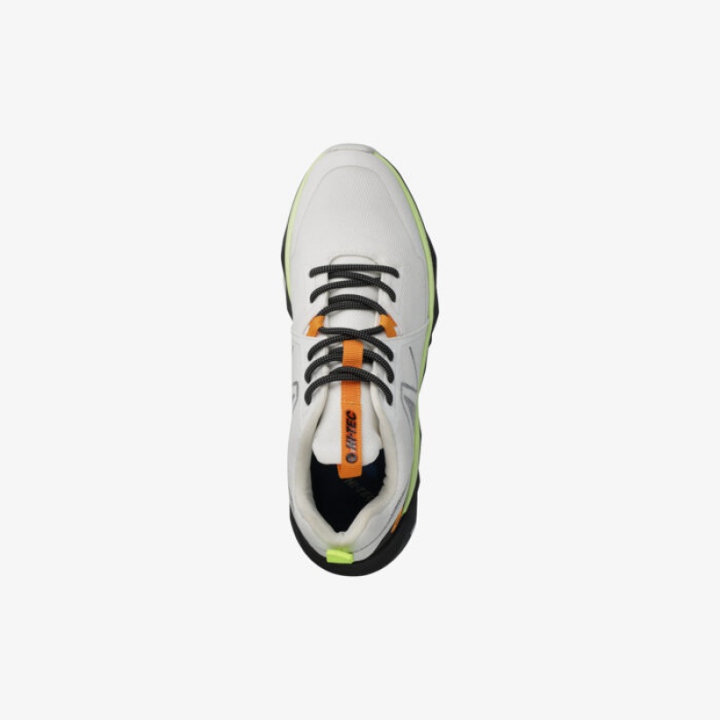 Hi-Tec Geo-Trail Pro Men Trail Running Shoes White Lemon | NZ32-HT610